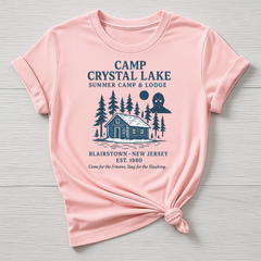 Camp Crystal Lake T-Shirt - Summer Camp Design - Fast Tracked UK Shipping