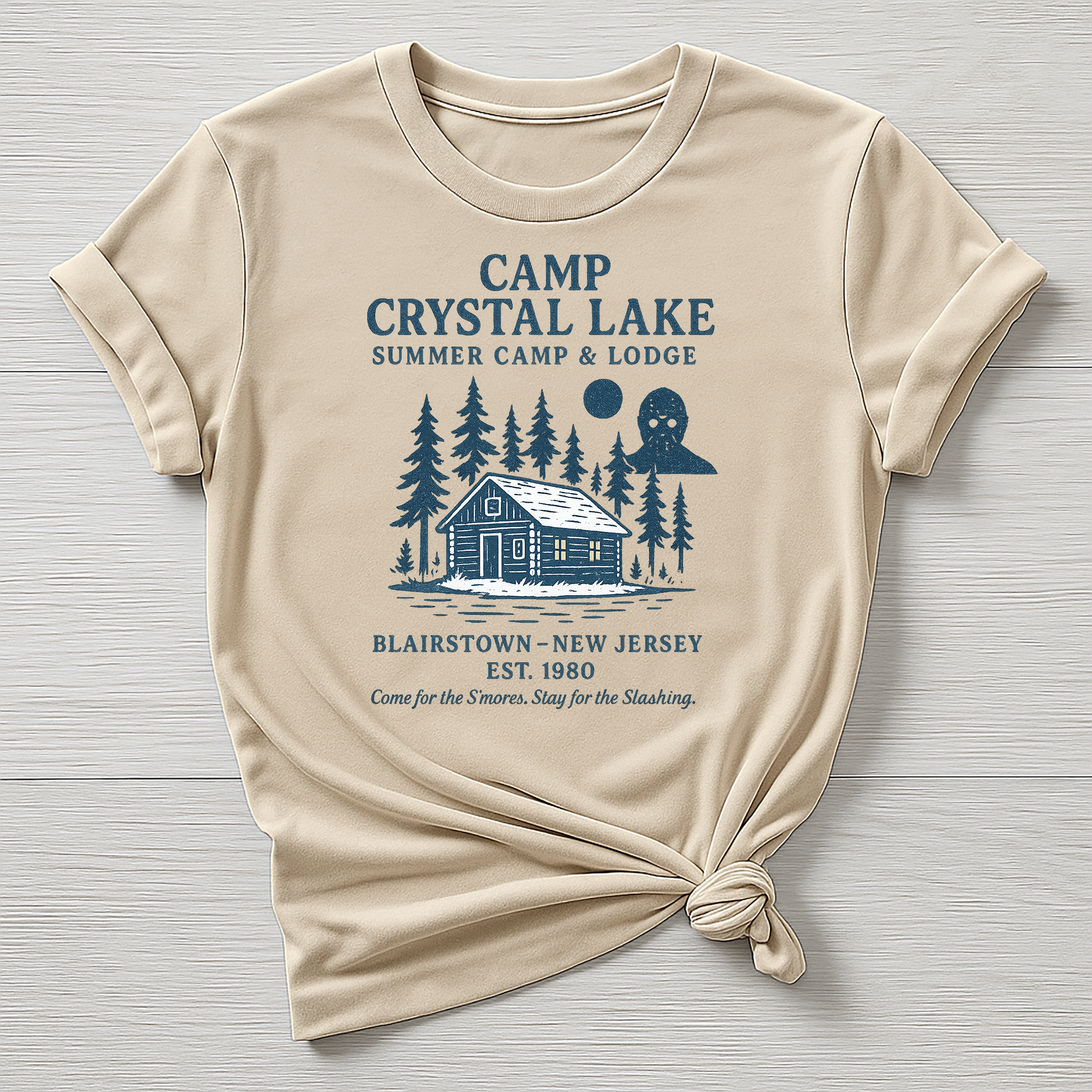 Camp Crystal Lake T-Shirt - Summer Camp Design - Fast Tracked UK Shipping