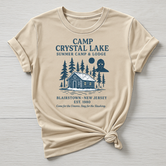Camp Crystal Lake T-Shirt - Summer Camp Design - Fast Tracked UK Shipping