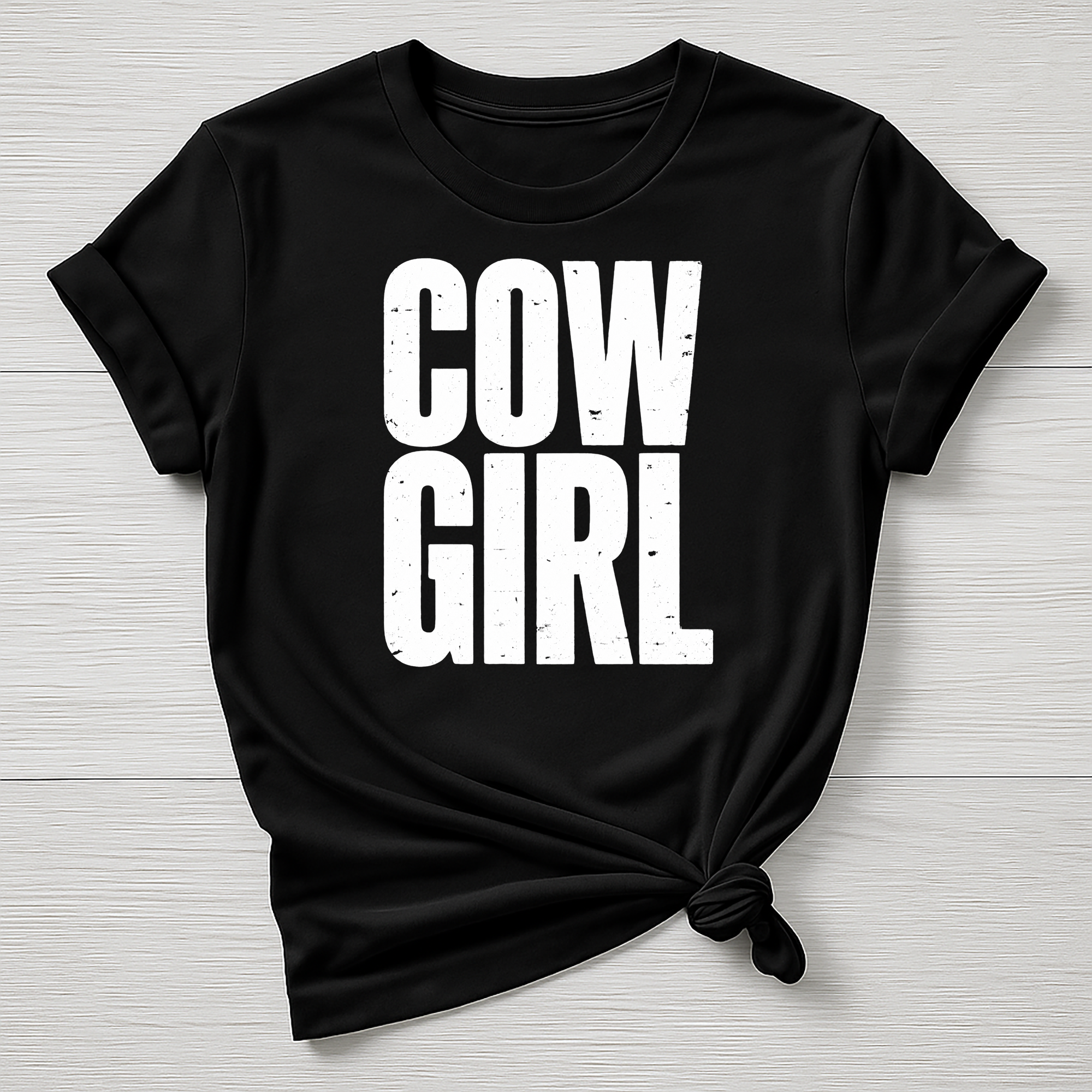 Music T-Shirt : Cow Girl Design, Gildan Softstyle
