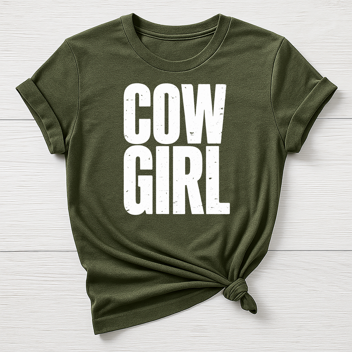 Music T-Shirt : Cow Girl Design, Gildan Softstyle