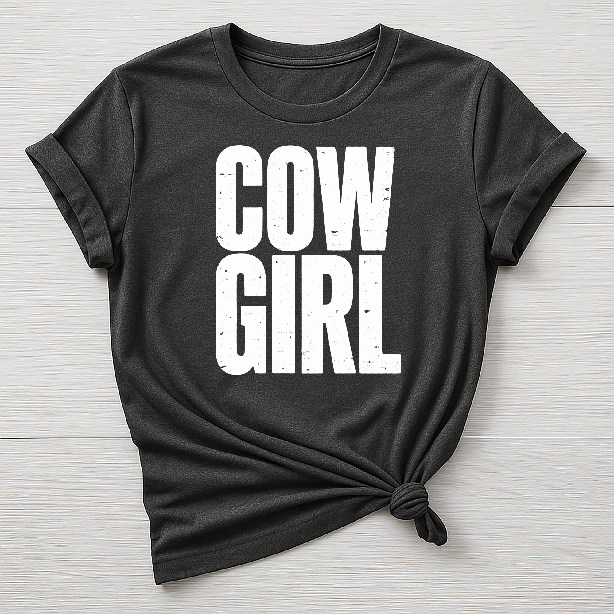 Music T-Shirt : Cow Girl Design, Gildan Softstyle