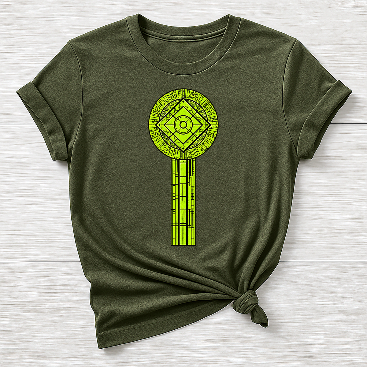Doom Symbol T-Shirt - Super Hero Design - Gildan Softstyle
