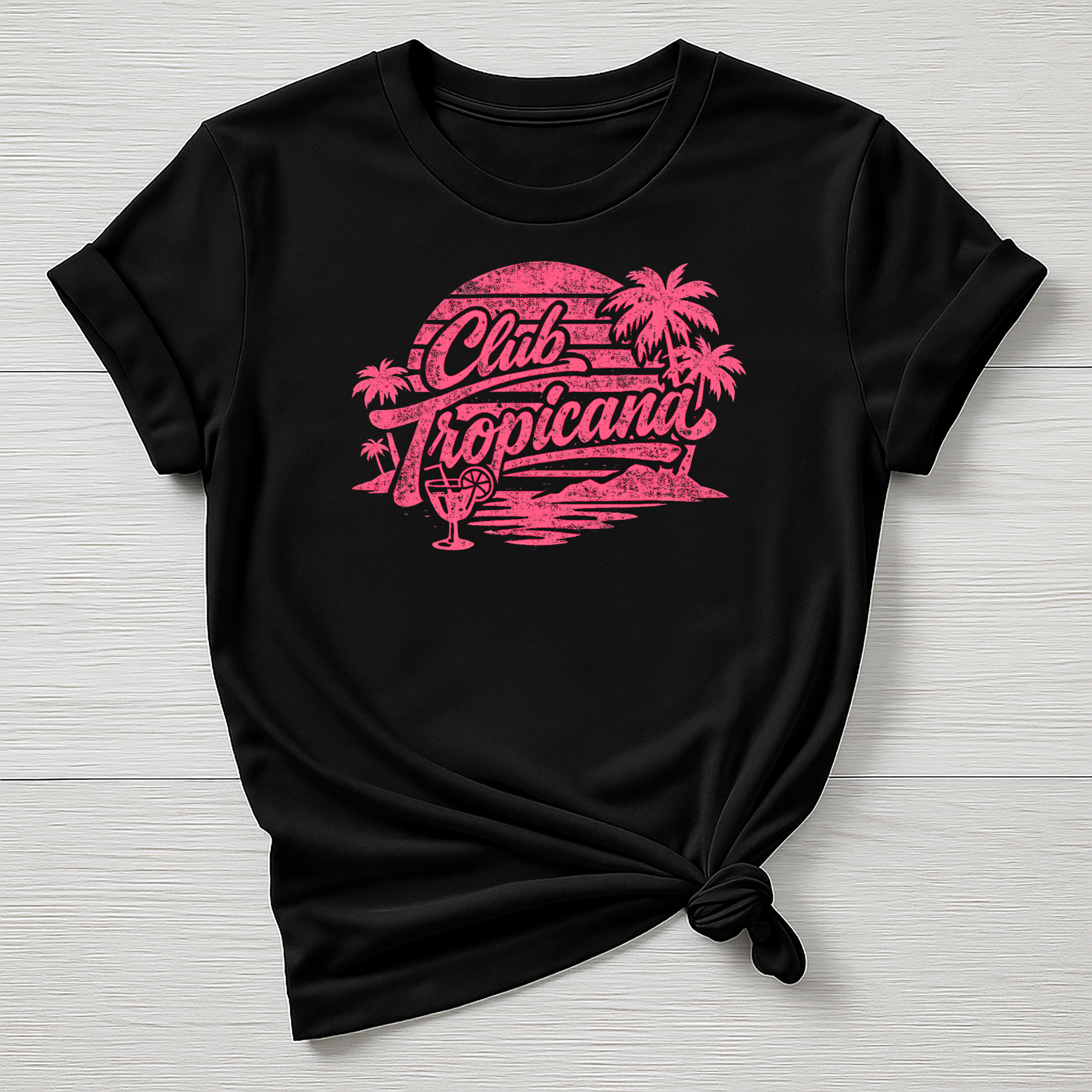 Club Tropicana T-Shirt: 80s Retro Music Graphic Tee