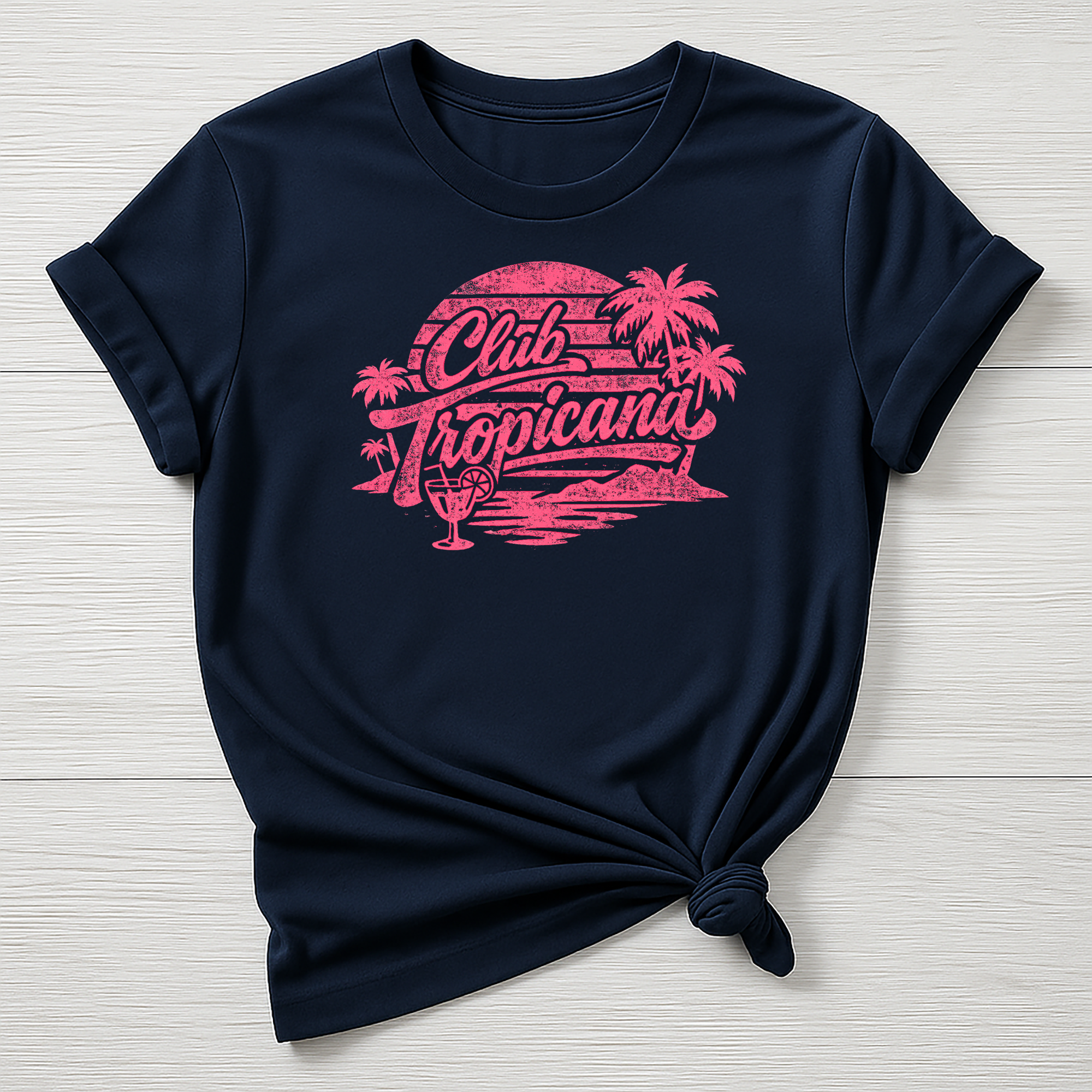 Club Tropicana T-Shirt: 80s Retro Music Graphic Tee