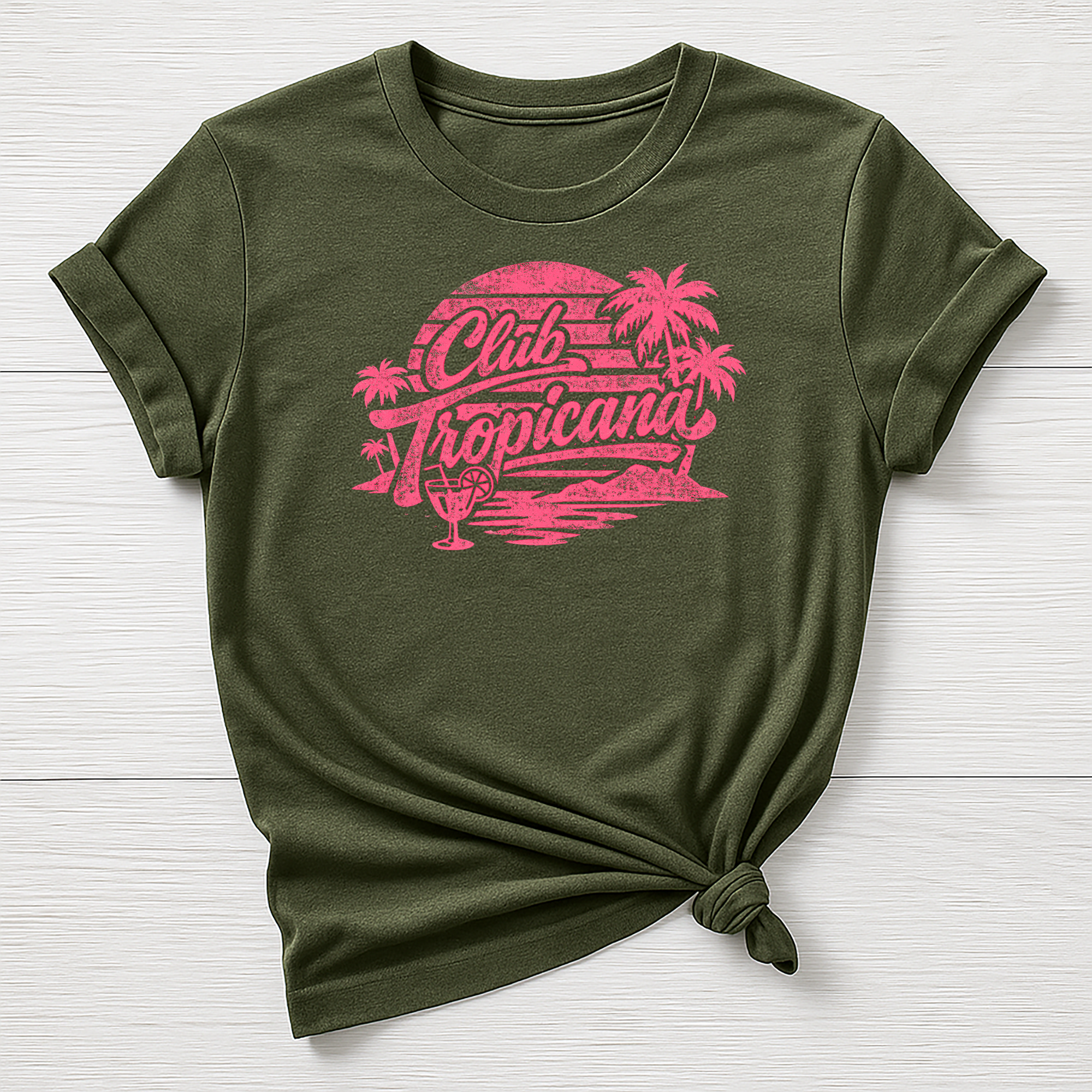 Club Tropicana T-Shirt: 80s Retro Music Graphic Tee