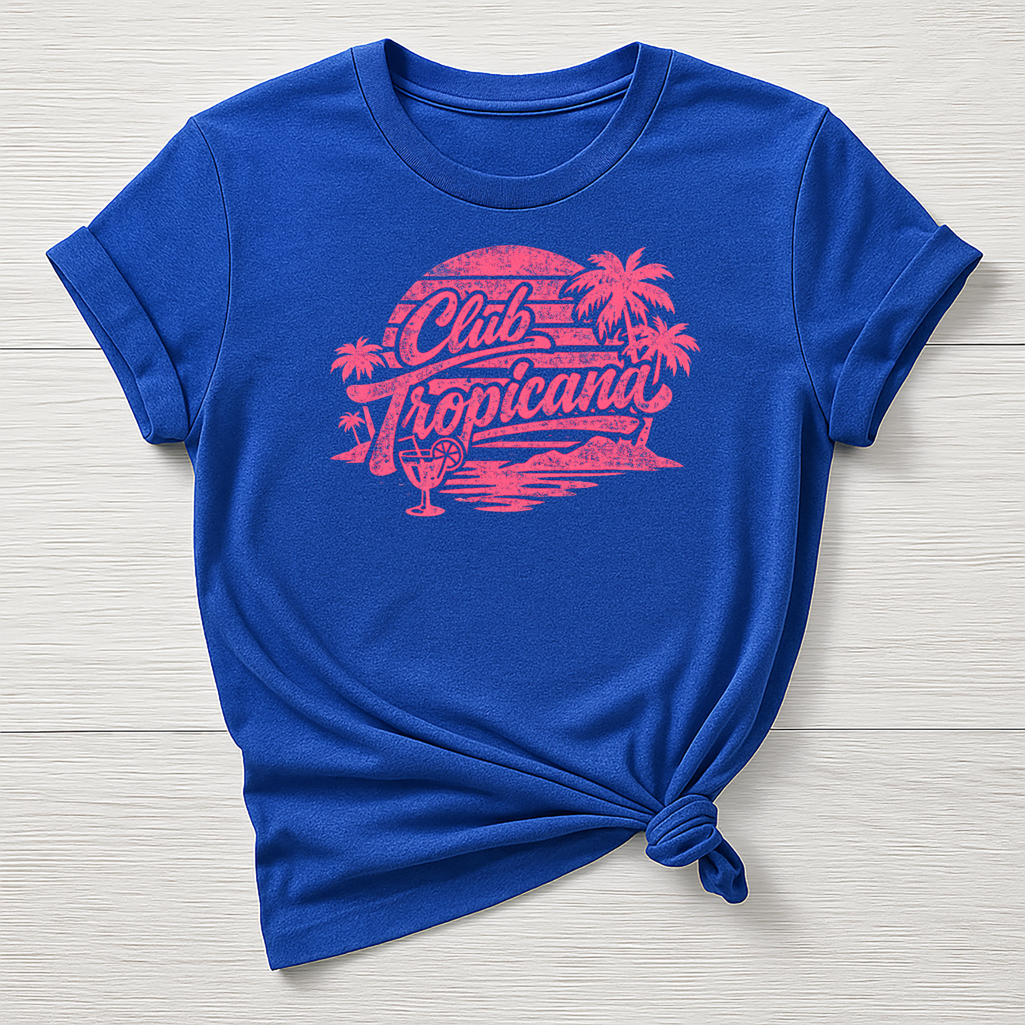 Club Tropicana T-Shirt: 80s Retro Music Graphic Tee