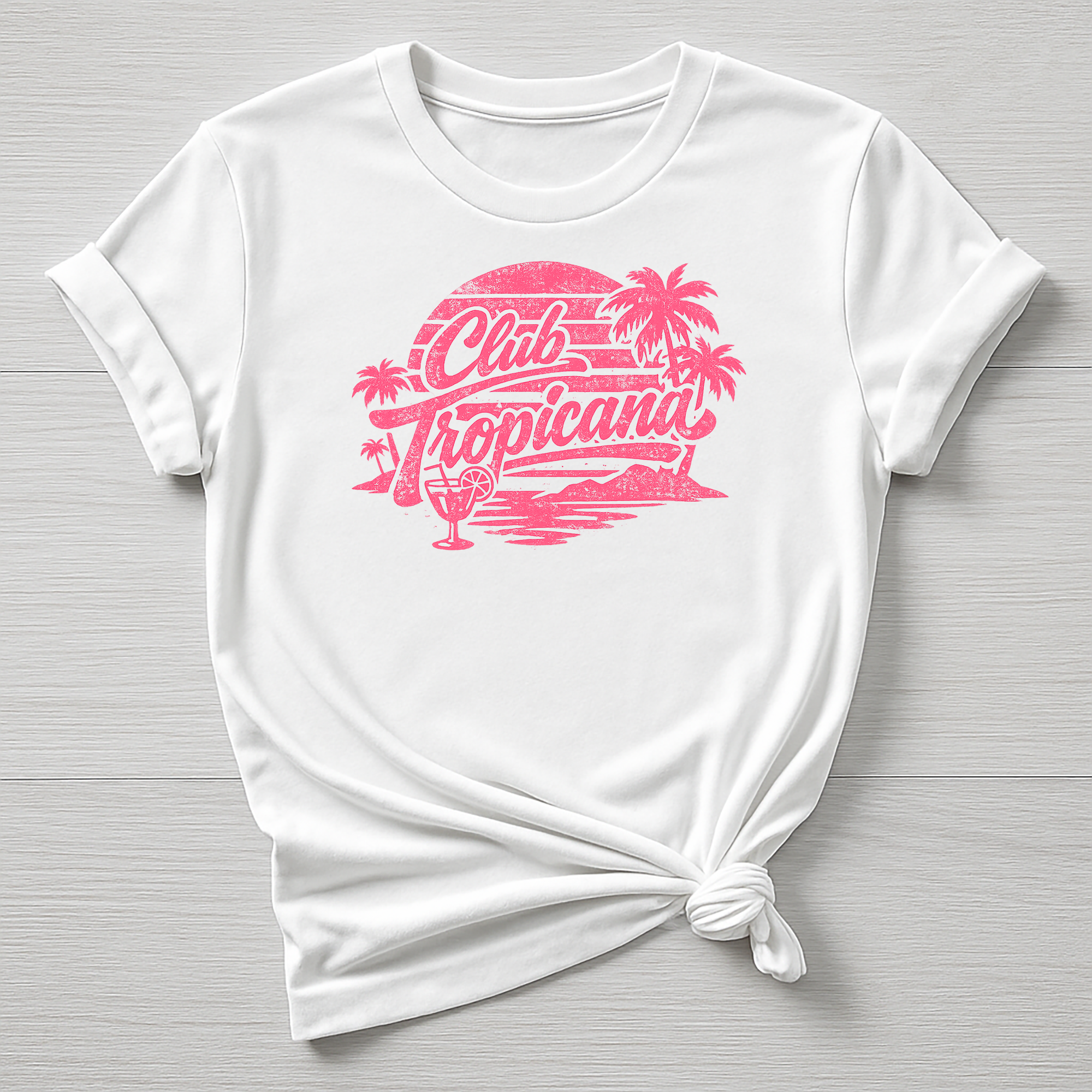 Club Tropicana T-Shirt: 80s Retro Music Graphic Tee