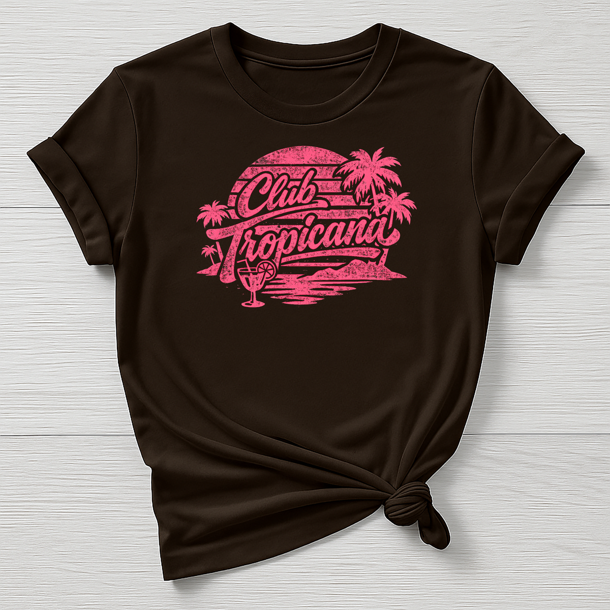 Club Tropicana T-Shirt: 80s Retro Music Graphic Tee