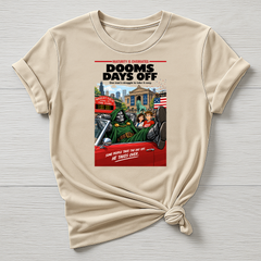Doom's Day Off T-Shirt - Super Hero Parody Design - Gildan Softstyle