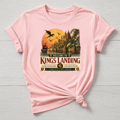 Welcome to Kings Landing T-Shirt - Dragon Attack Design - Gildan Softstyle