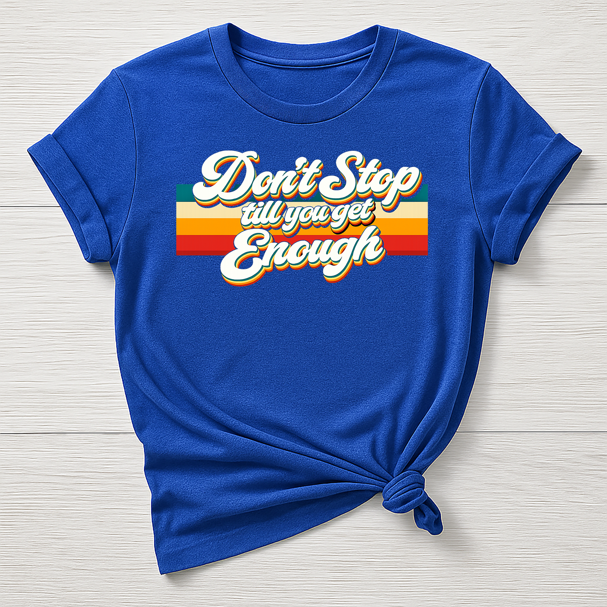 Music T-Shirt : Don't Stop  Till You Get Enough Design - Gildan Softstyle