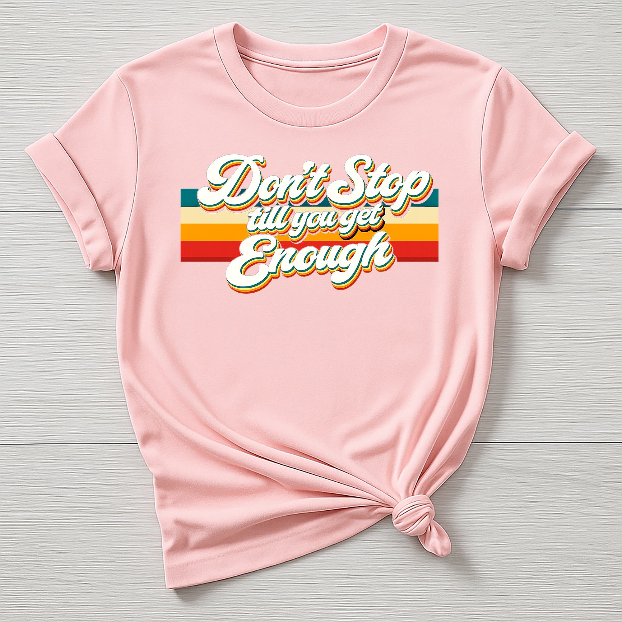 Music T-Shirt : Don't Stop  Till You Get Enough Design - Gildan Softstyle