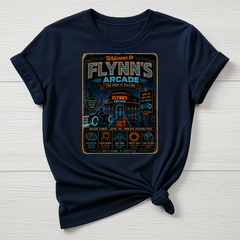 Welcome to Flynns Arcade T-Shirt - Parody Movie Design - Gildan Softstyle