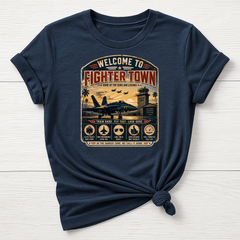 Welcome to Fighter Town T-Shirt - Parody Design - Gildan Softstyle