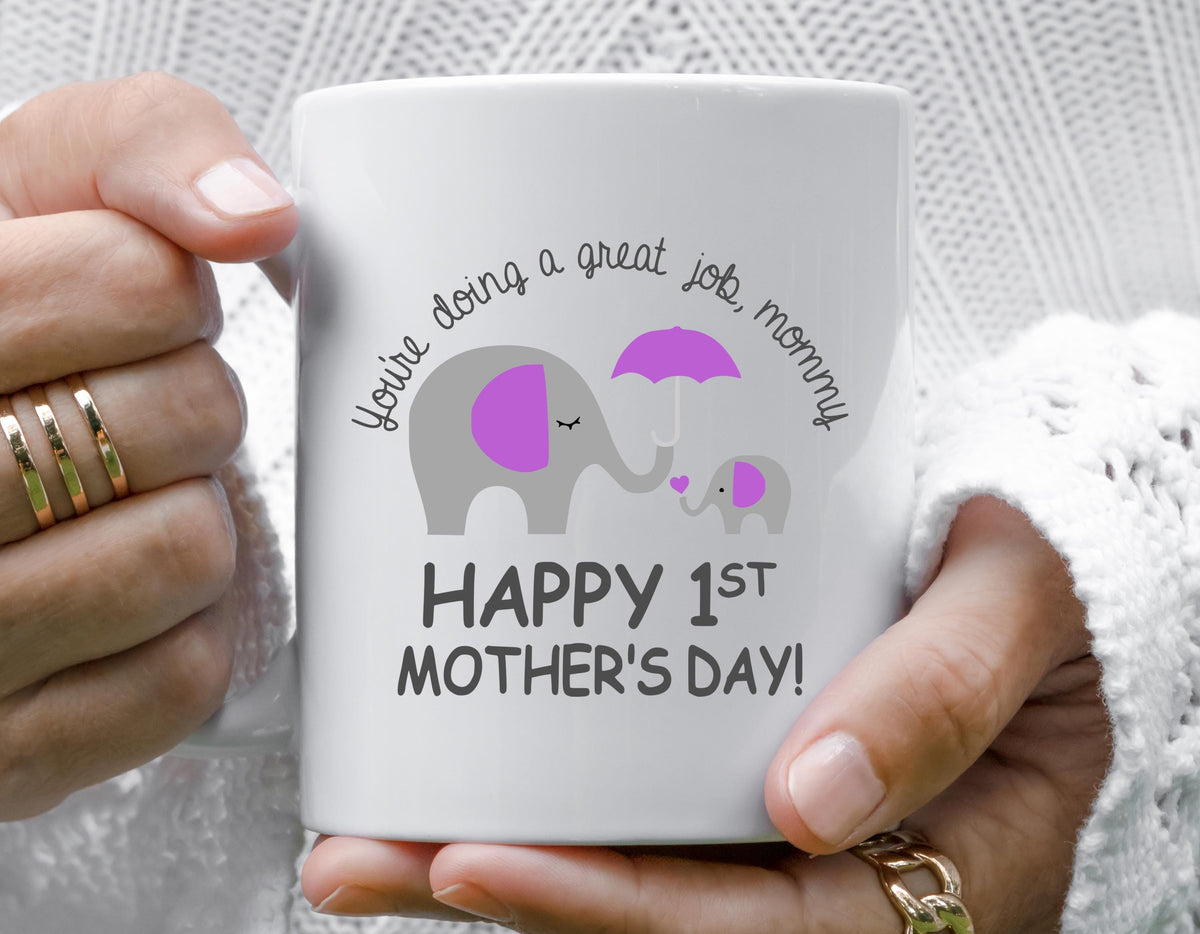 Mothers Day Mug -  First Mothers Day  - Fast Tracked UK Post!