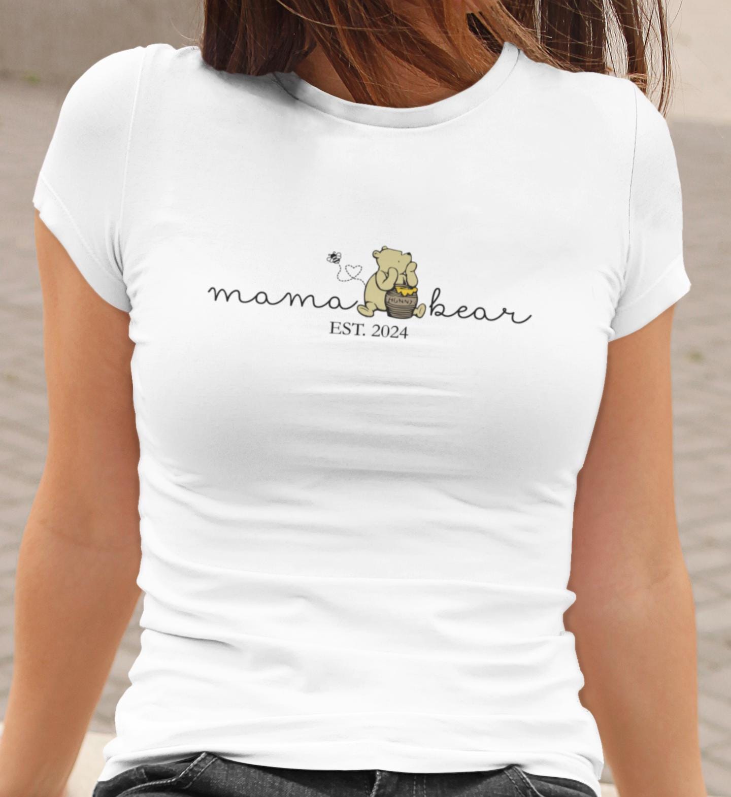Mum Birthday T-Shirt - Mama Bear Personalised Design - Fast UK Tracked Post!