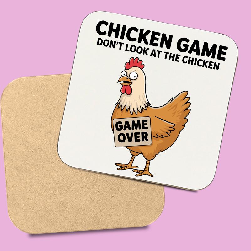 Chicken Game Mug - Don't Look at the Chicken Design - Fast Free Tracked UK Post!