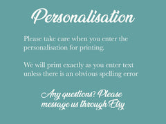 Personalised Ladies 50th Birthday Print in Frame - 50 & Fab Disco - Personalised Name Print - Fast and Free UK Tracked Post.