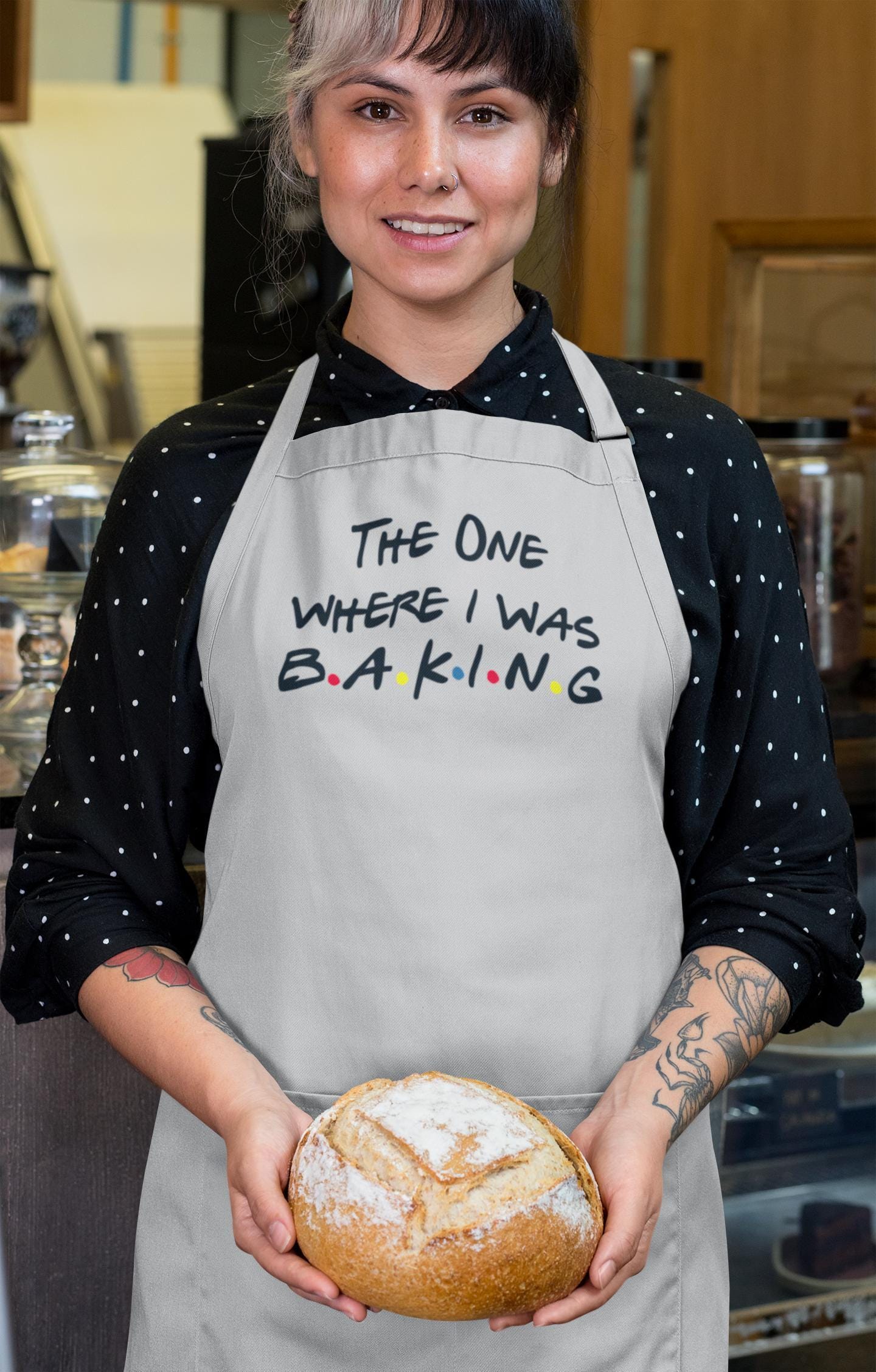 Personalised Apron - The One Where I Was Baking - Friends Style Apron - Free Tracked UK Post