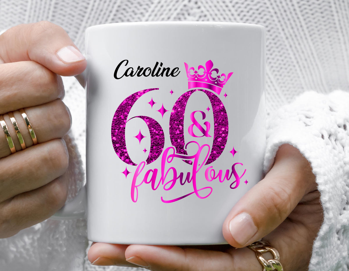 Personalised 60th Birthday Mug, Special Milestone Gift