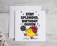 Personalised Birthday Queen Card: Ladies Birthday, Fast UK Post