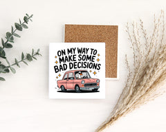 On My Way to make some bad decisions Mug - Goose Lover - Funny Gift Idea - Multiple Colour Choices - Fast Free Tracked UK Post!