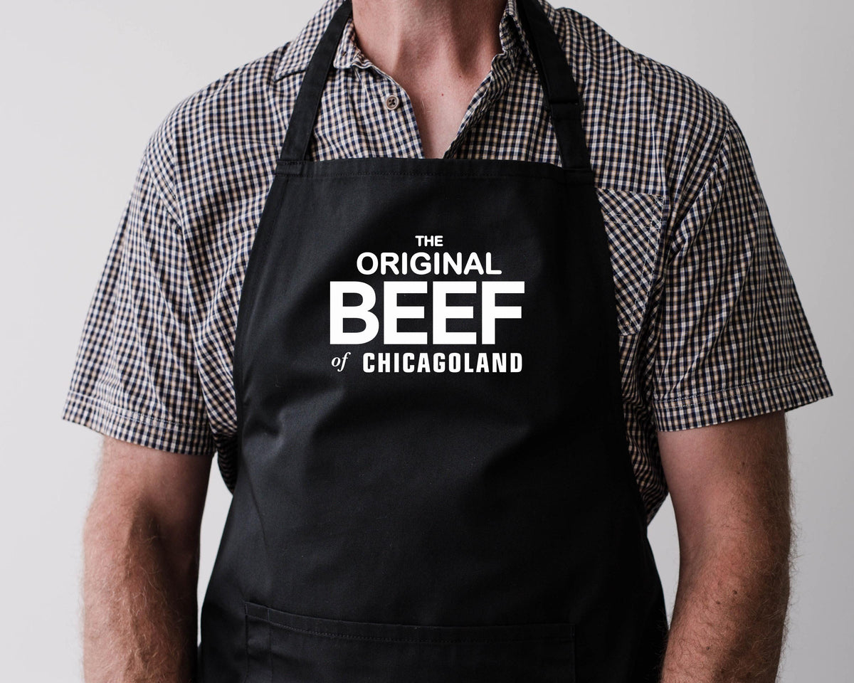 The Original Beef of Chicagoland Apron - Choice of Colours - Fast UK Tracked Post!