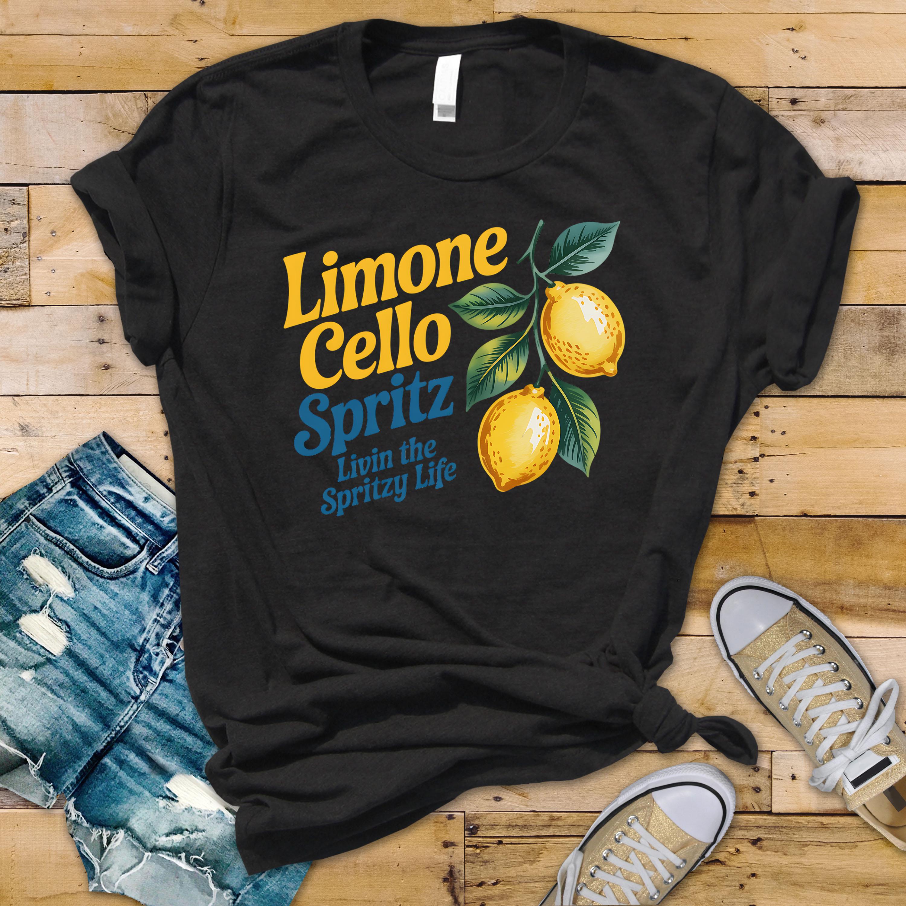 Limone Cello Spritz T-Shirt: Funny Graphic Tee - Tracked UK Postage