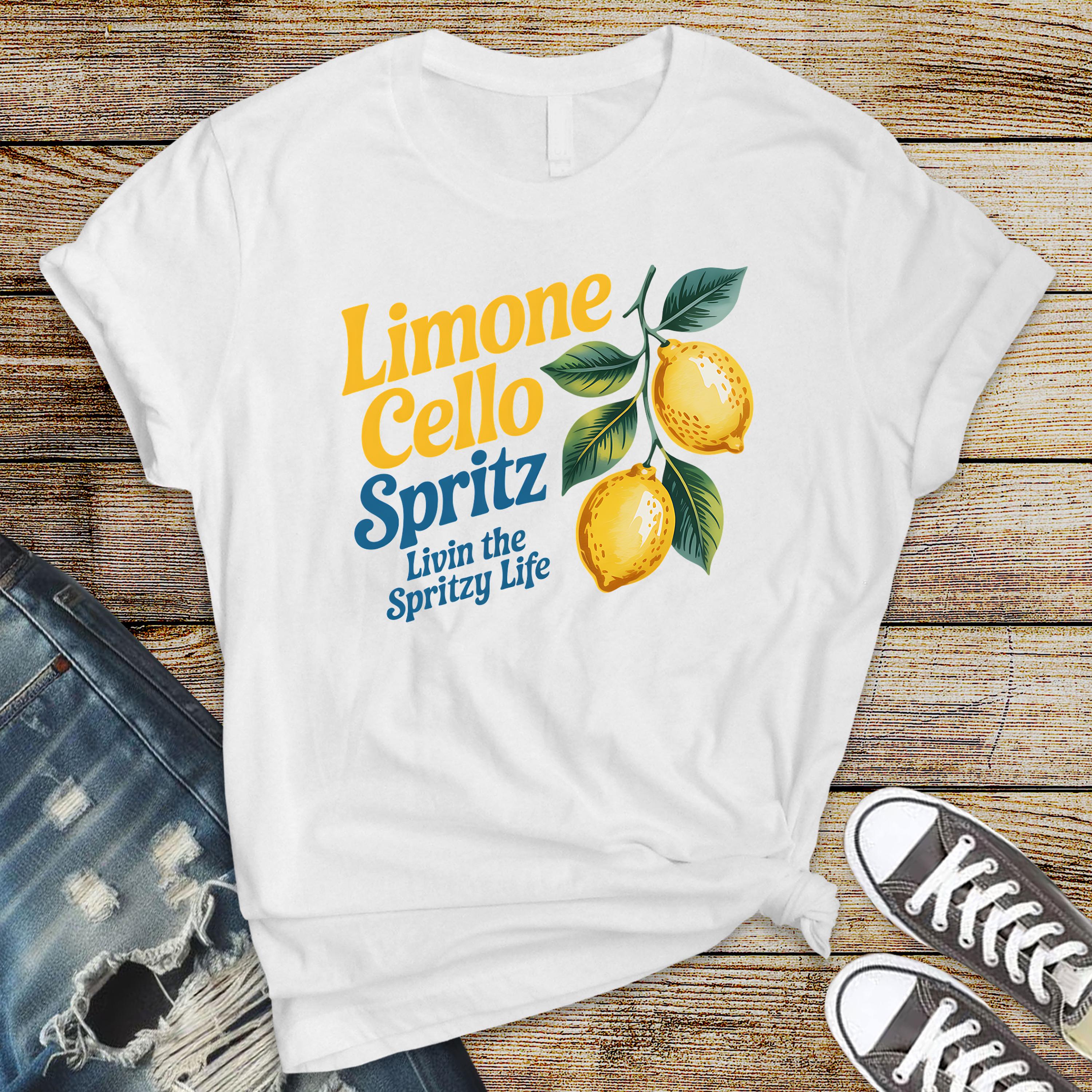 Limone Cello Spritz T-Shirt: Funny Graphic Tee - Tracked UK Postage