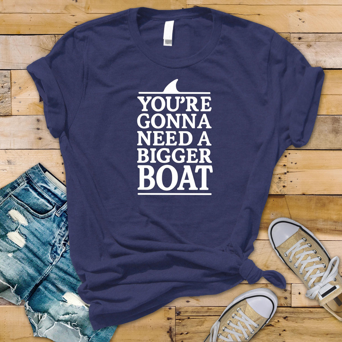 Movie Parody T-Shirt - Your Gonna Need A Bigger Boat Design on Softstyle Premium Tee - Funny Graphic Tee with Tracked UK Postage