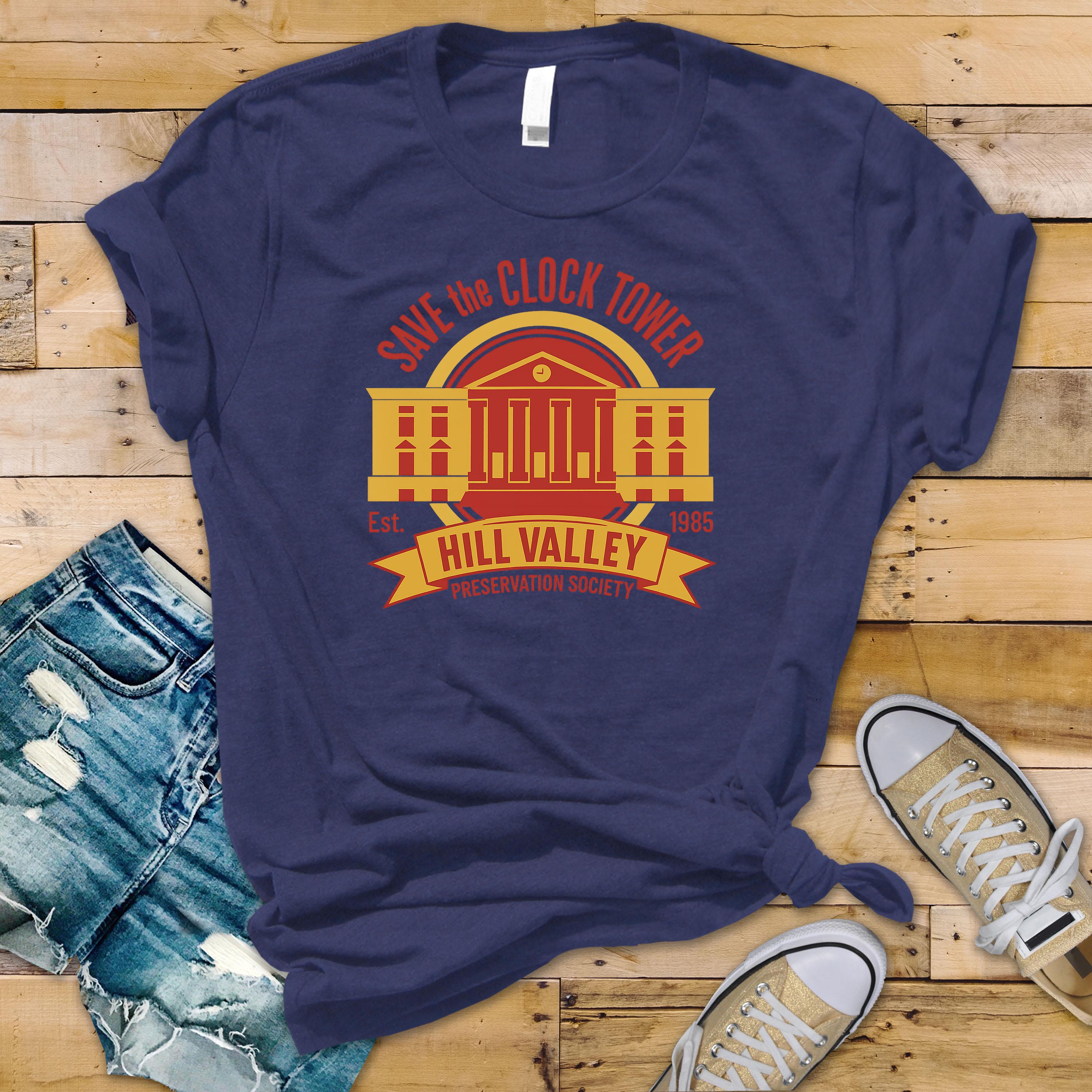 Movie Parody Shirt: Save The Clock Tower - Softstyle Graphic Tee