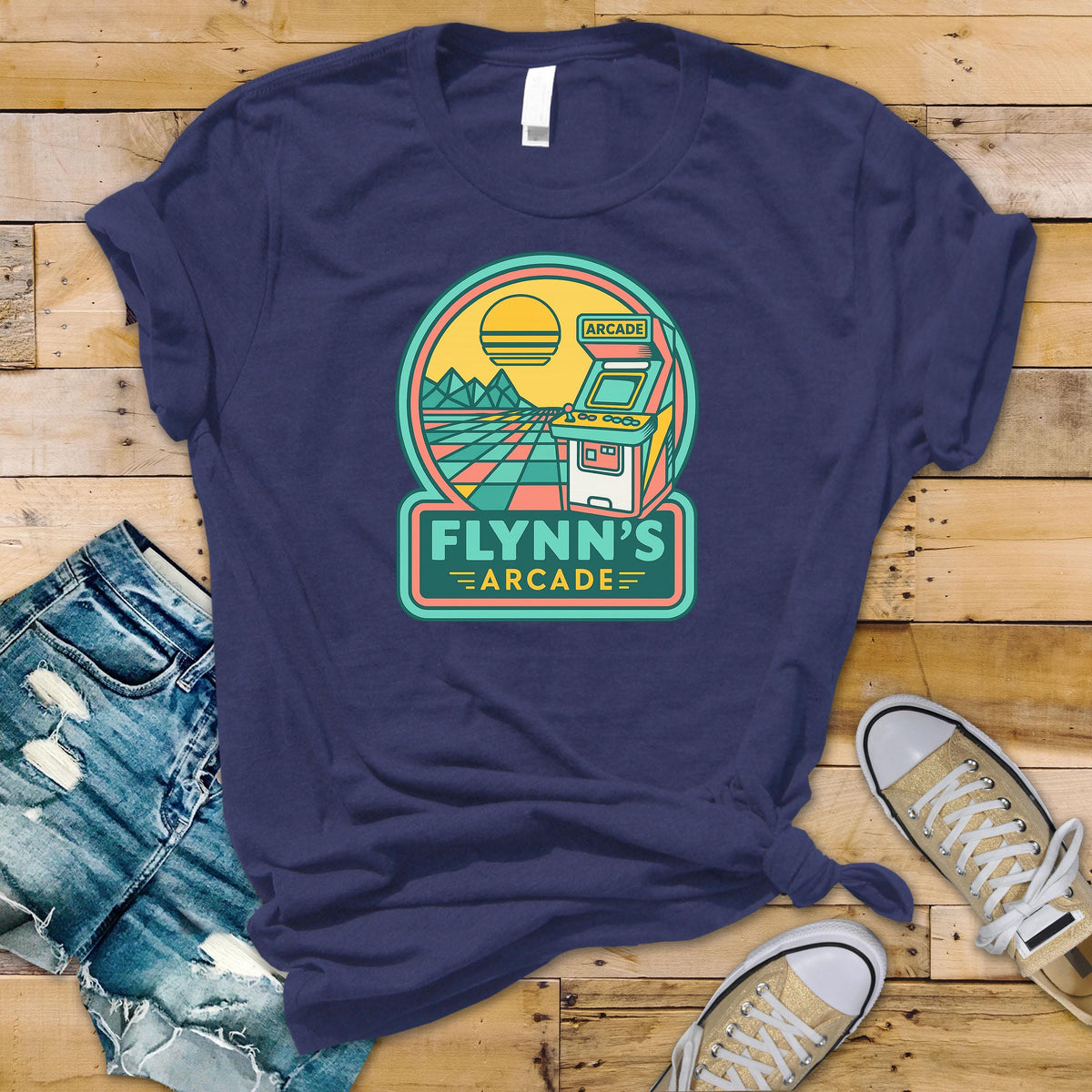Movie Parody T-Shirt - Flynn's Design on Softstyle Premium Tee - Funny Graphic Tee with Tracked UK Postage