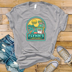 Movie Parody T-Shirt - Flynn's Design on Softstyle Premium Tee - Funny Graphic Tee with Tracked UK Postage