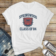 Springwood Class of '84 Shirt: 80s Movie Parody Graphic Tee