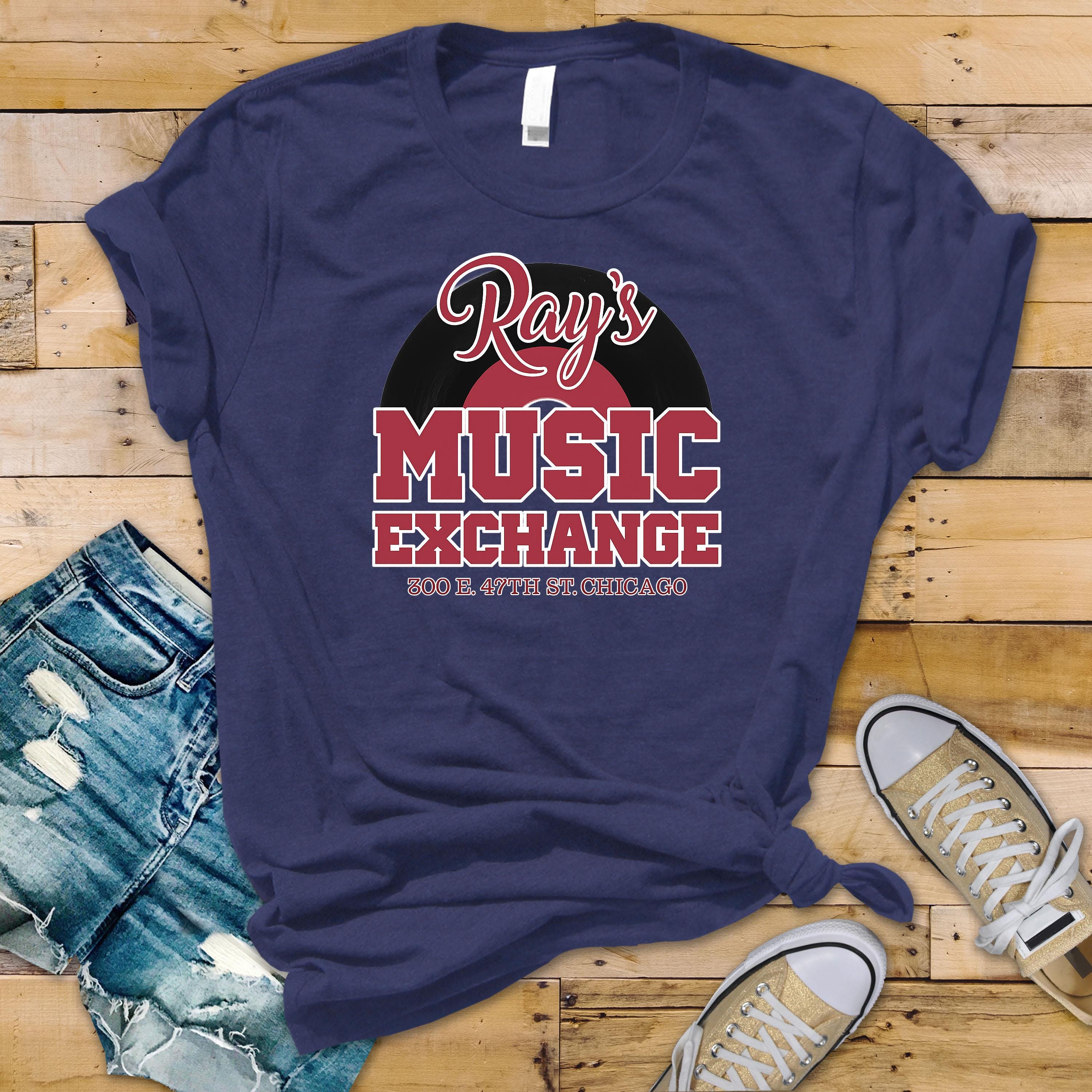 80s Movie Parody Shirt: Rays Music Exchange - Fast Tracked UK Shipping