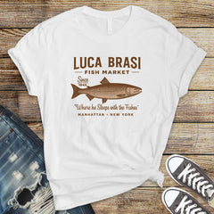 Movie Parody T-Shirt - Gangster Fish Market Design on Premium Tee - Free Tracked UK Postage