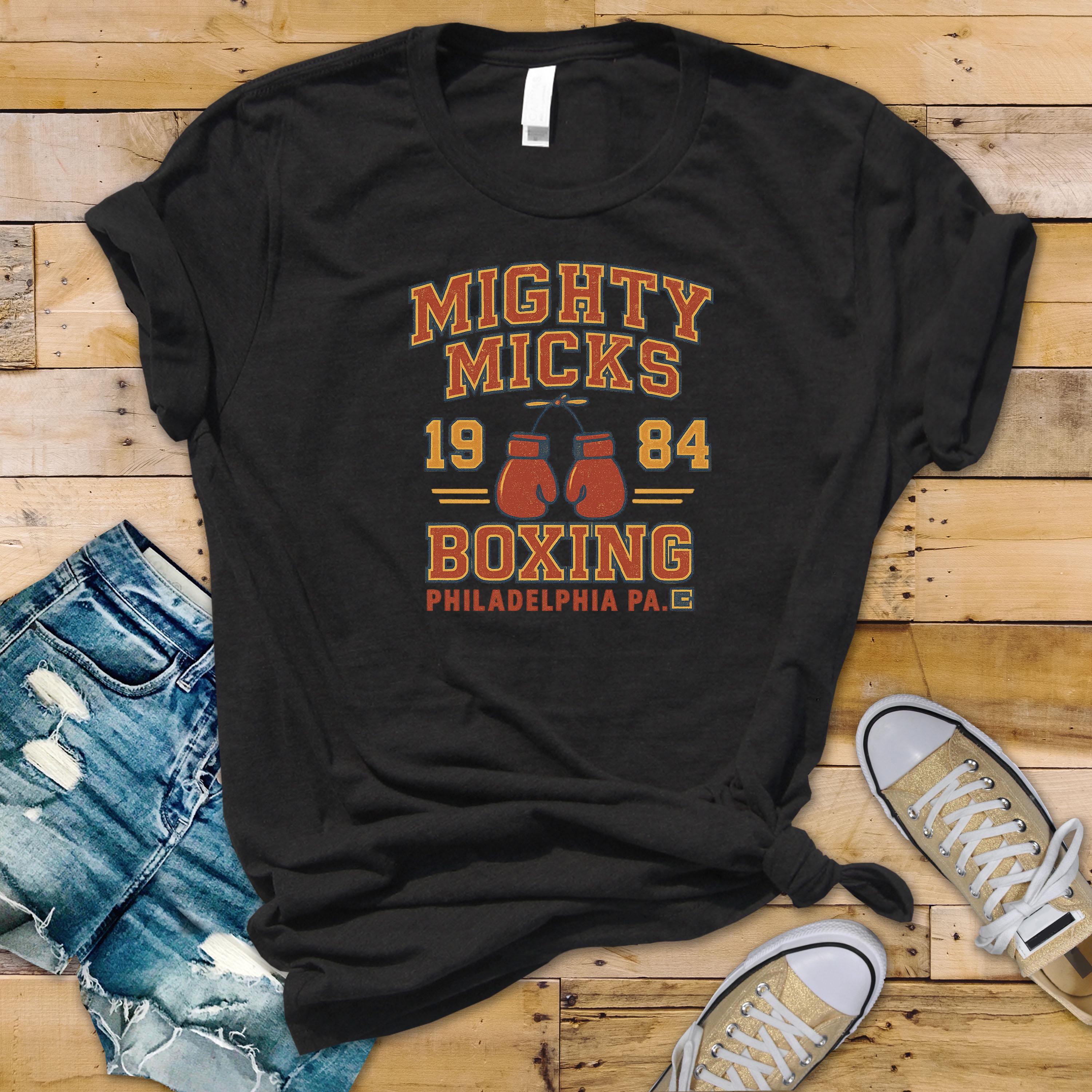 Movie Parody T-Shirt - Mighty Mick s Gym 1984 Design on Soft Premium Tee - Tracked UK Postage