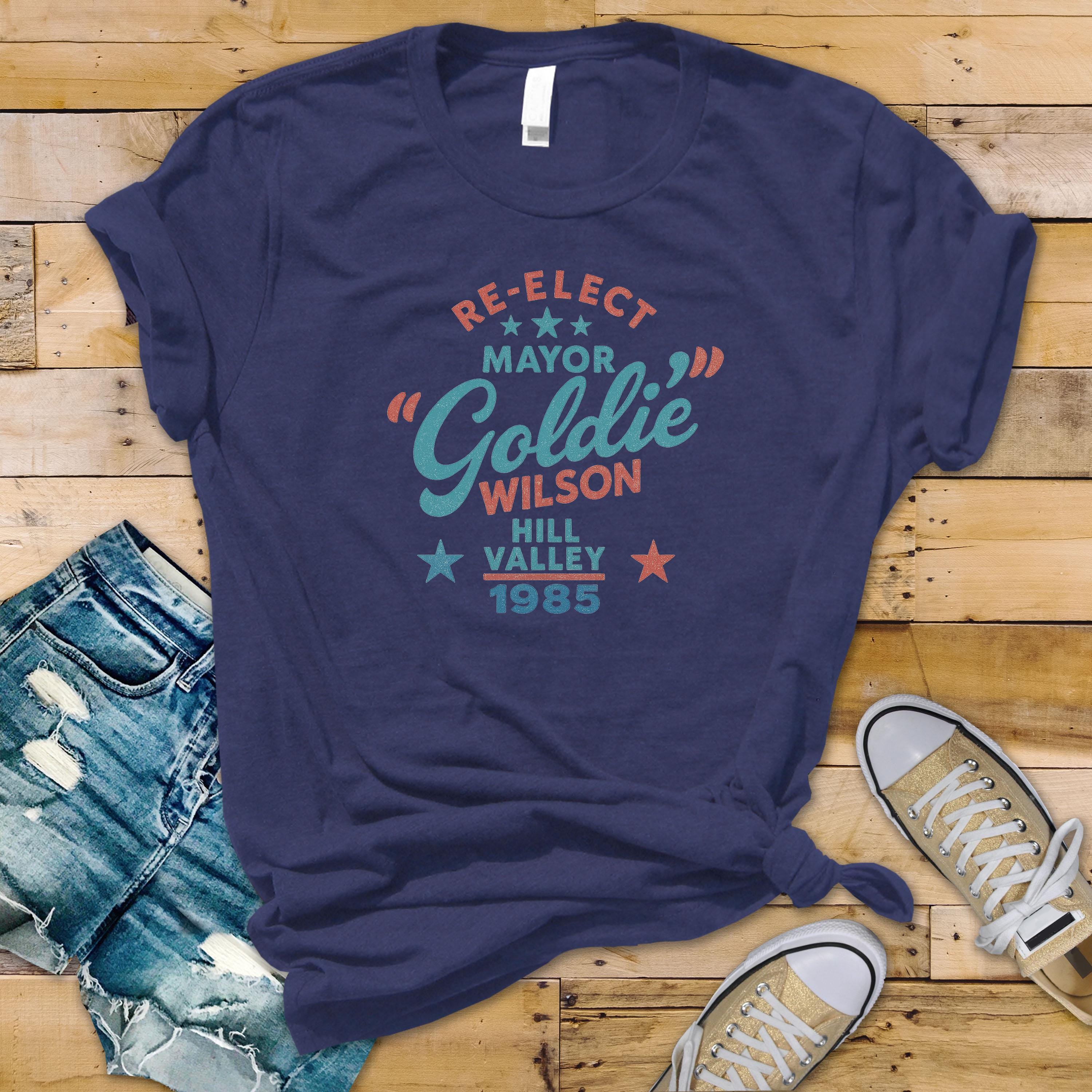 Movie Parody T-Shirt - Major Goldie Wilson Design on a Soft Premium Tee - Free Tracked UK Postage