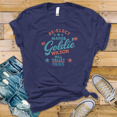 Movie Parody T-Shirt - Major Goldie Wilson Design on a Soft Premium Tee - Free Tracked UK Postage