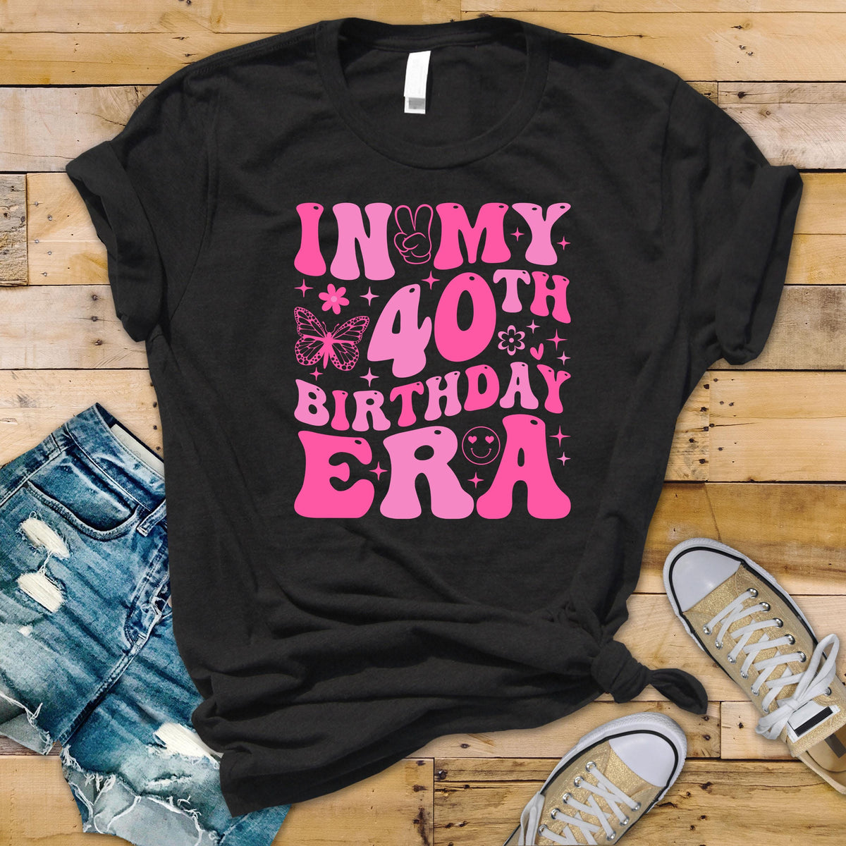 Personalized 40th Birthday T-Shirt – "In My Era" Design