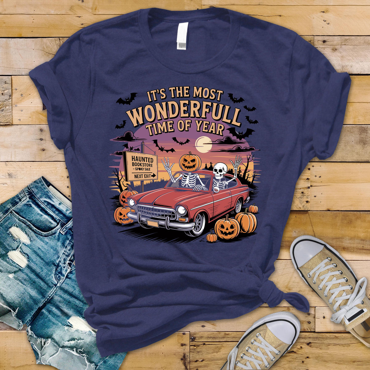Halloween T-Shirt - Its The Most Wonderful Time of the Year Design on  Premium Tee - with Tracked UK Post