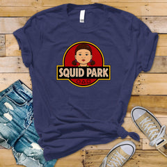 Squid Park Parody T-Shirt: Funny Graphic Tee with Tracked UK Postage