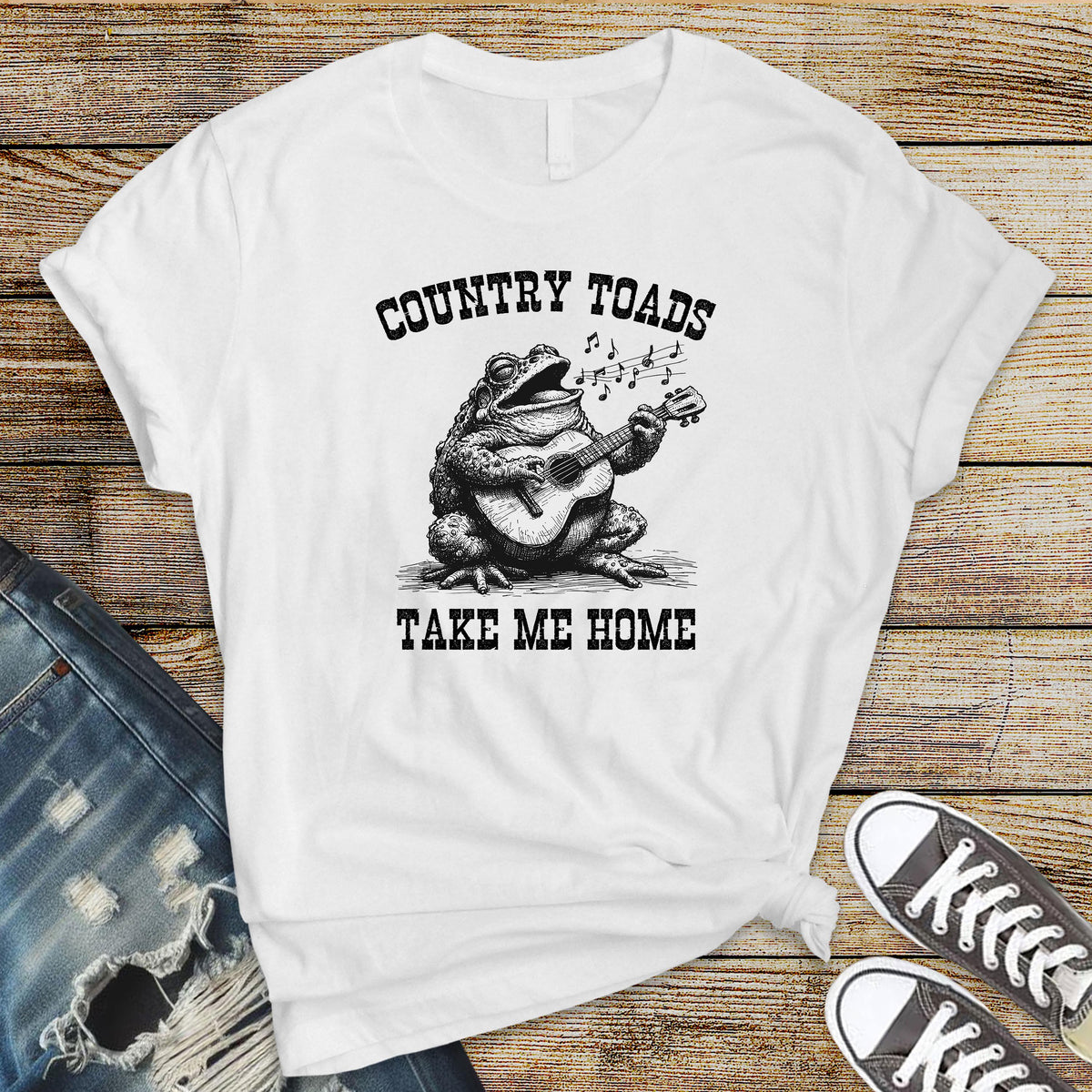 Country Toads T-Shirt: Funny Music Parody Graphic Tee