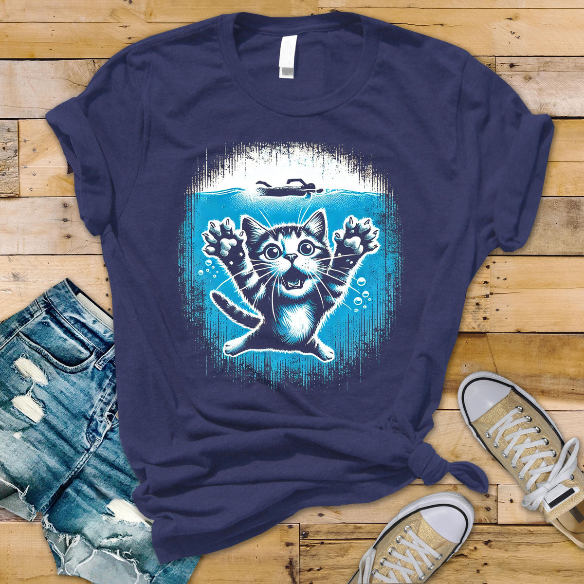 Movie Parody Graphic Tee: Paws Claws Design - Softstyle Tee - Fast UK Tracked Postage