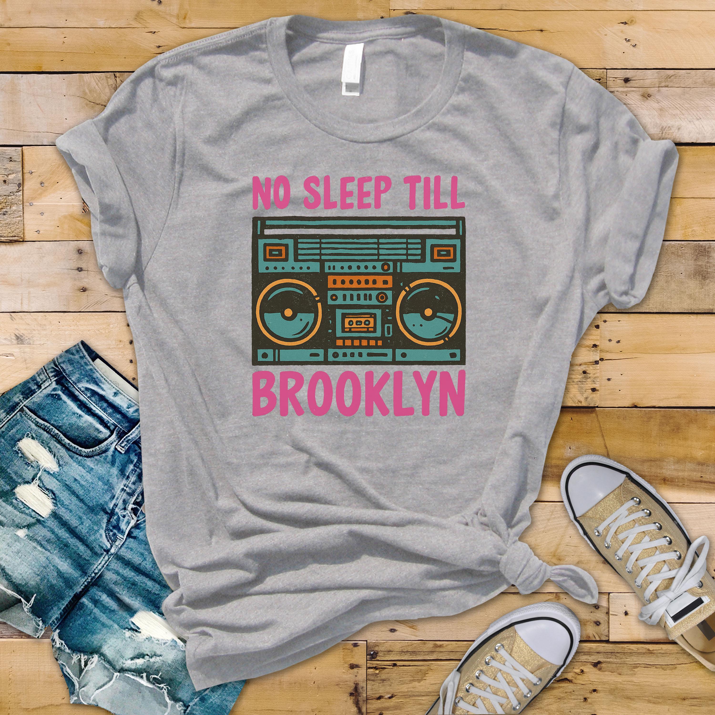 Music Parody T-Shirt - No Sleep Design on Premium Tee - Funny Graphic Tee with Tracked UK Postage