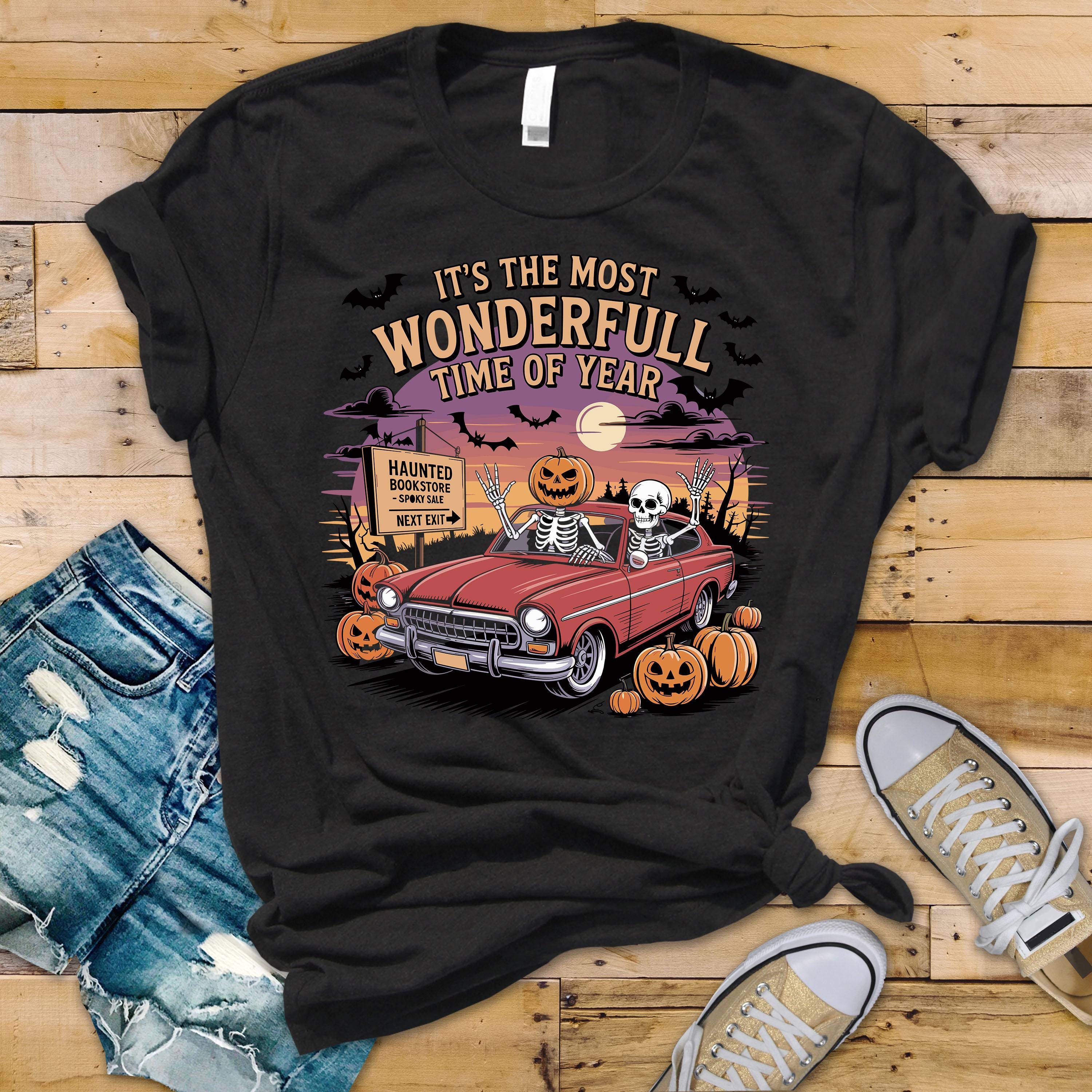Halloween T-Shirt - Its The Most Wonderful Time of the Year Design on  Premium Tee - with Tracked UK Post