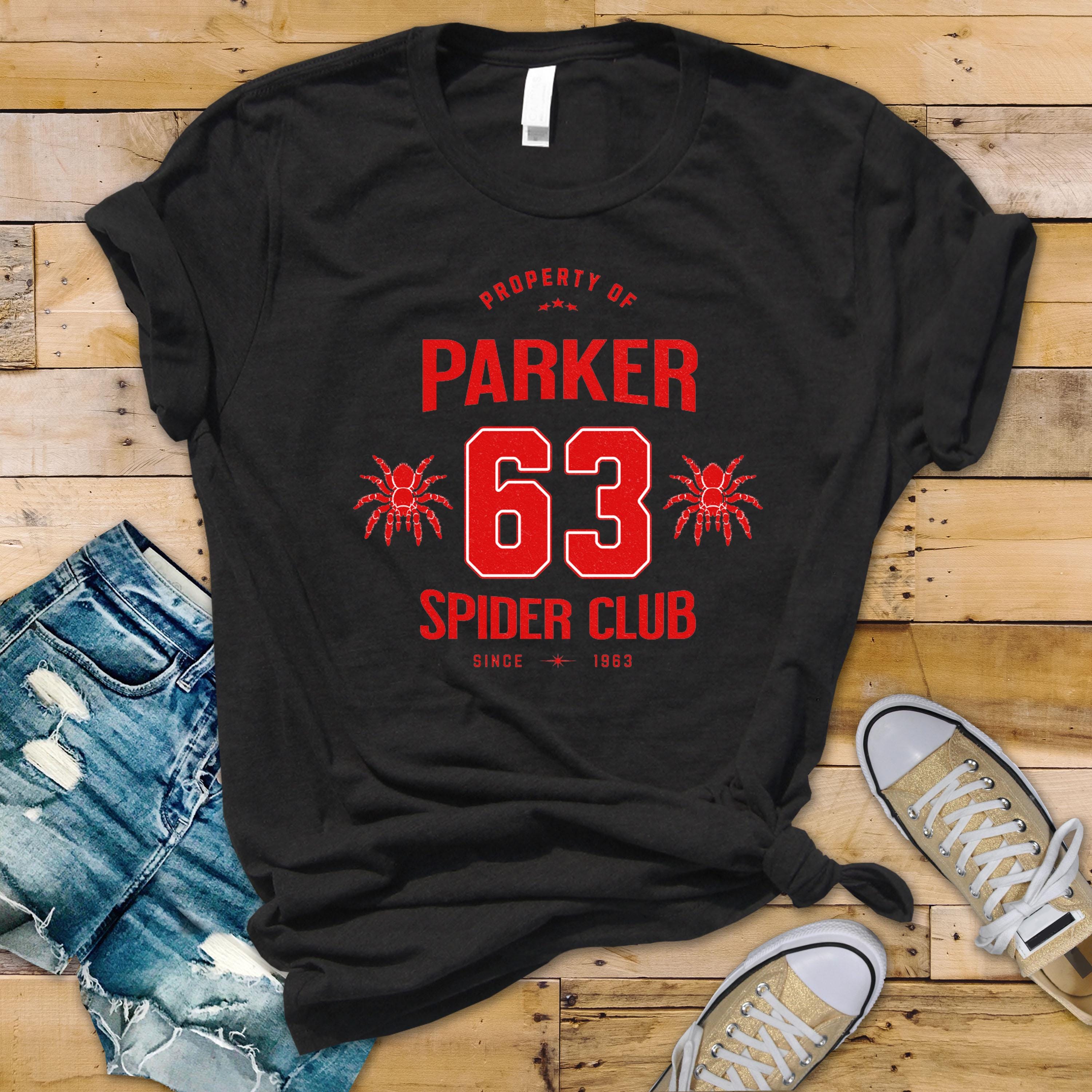 Movie Parody T-Shirt - Parker Spider Club Est 1963 Design on Premium Tee - Funny Graphic Tee with Tracked UK Postage