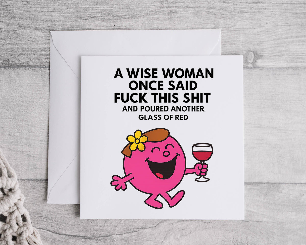 Personalised Wine Birthday Card for Her - Milestone Age, Custom Name, Fast UK Post