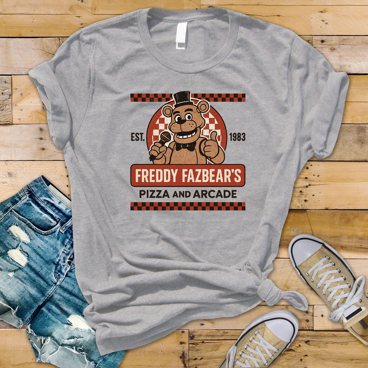 Freddy Pizza Movie Shirt : Parody Design - Fast UK Tracked Post